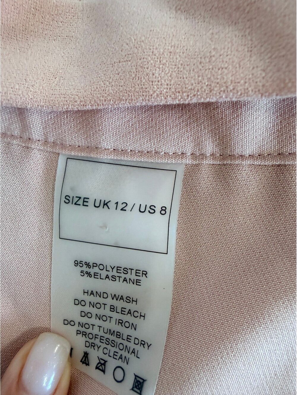 NWT Maniere De Voir Women’s US 8 Pink Pleated Halter Bikini Top - Picture 5 of 5
